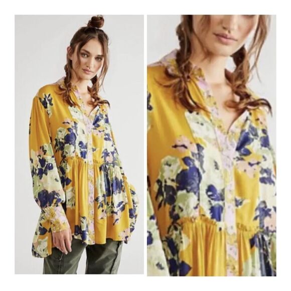 New Free People Brunch a Bunch Floral Hold combo
swing tunic size S - Picture 1 of 7